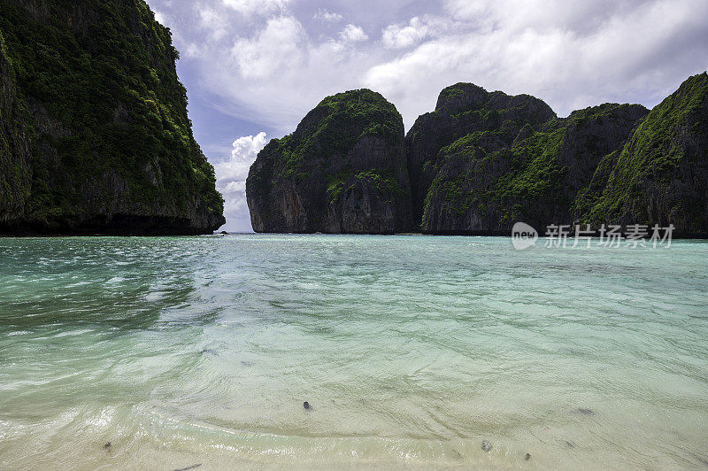 玛雅湾Koh Phi Phi，甲米海滩，泰国